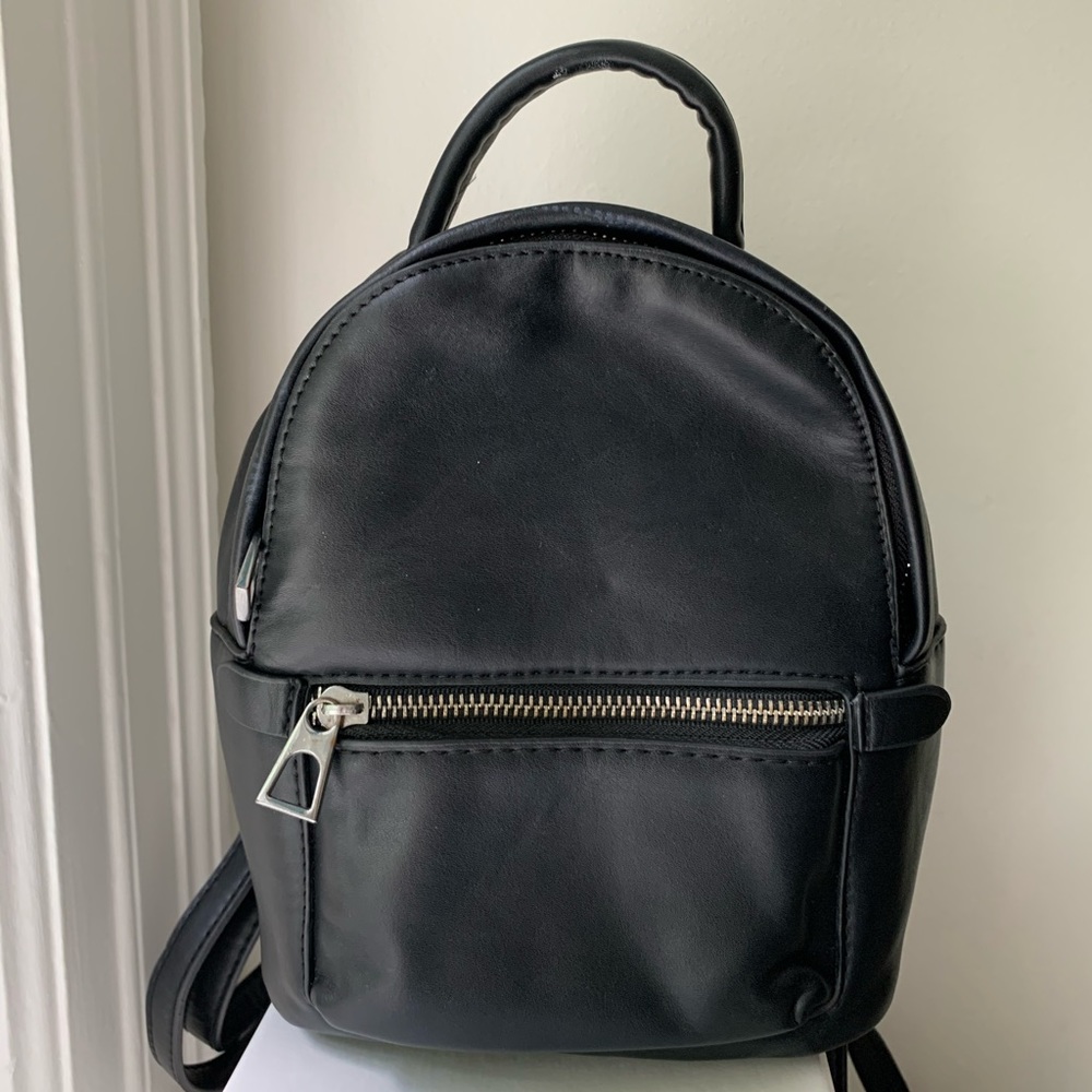 Black Mini Backpack